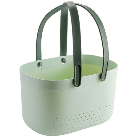 Portable Shower Caddy Basket,Tote Plastic Organizer Storage