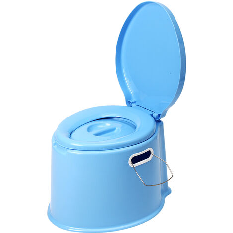 main image of "Portable Toilet Commode Travel Camping 43x35x35cm"