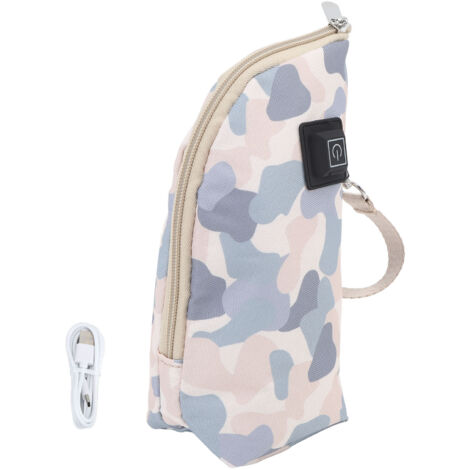 Portable Travel Baby Bottle Warmer Constant Temperature USB Baby Milk Heat Keeper Warming Bag