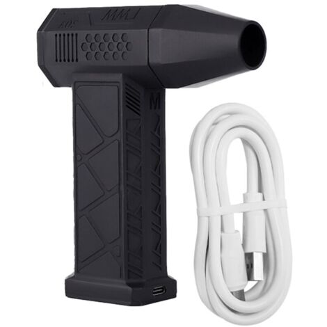 Portable Turbo Fan 52 M/s, 130000 RPM, Brushless Motor, Type-C Rechargeable Air Duster, 2 Pieces, 3000mAh Battery in Series