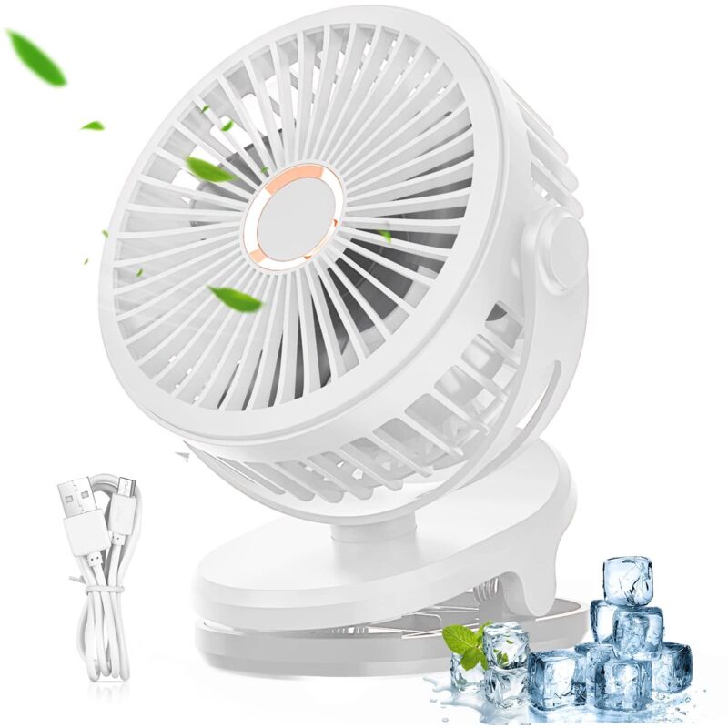 Image of Portable USB Fan 5000mAh Table Fan&hellip;