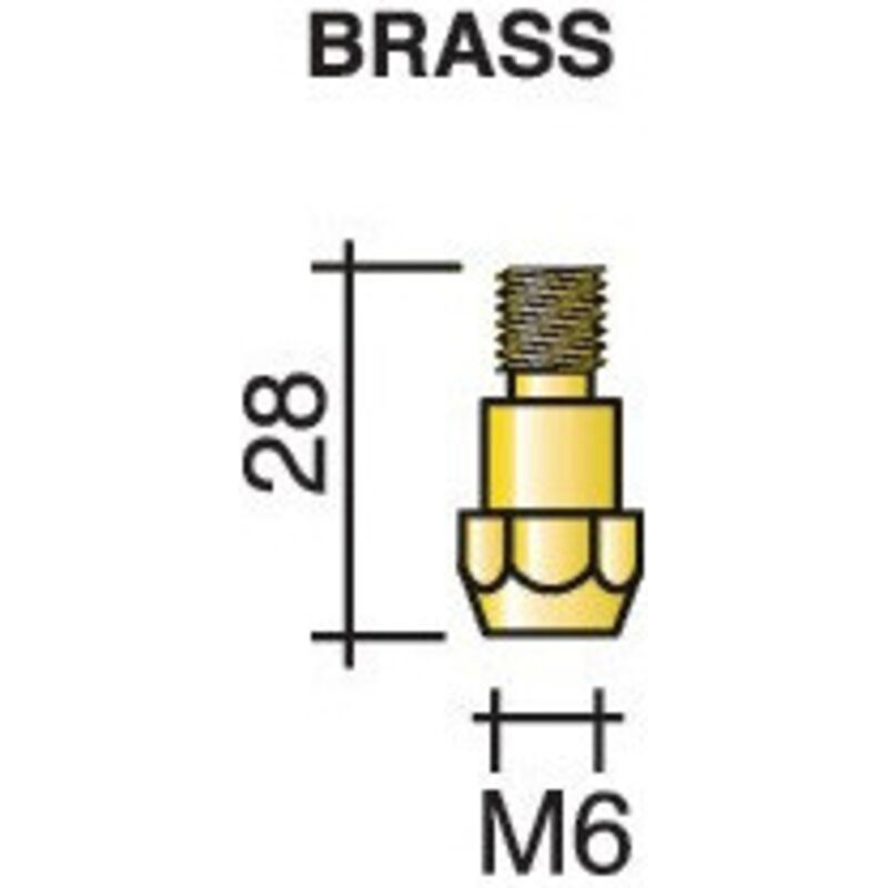 

Difusor M 6 Longitud 28 Mm Apto Para Ergoplus 36 Trafimet