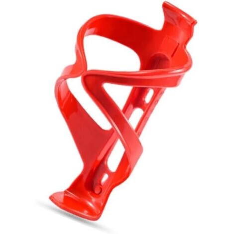 Portabotellas para bicicleta, portabotellas para bicicleta duradero y ajustable, rojo.