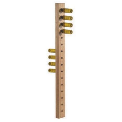 Portabottiglie in Legno Massello da Appendere Guarnieri Uva