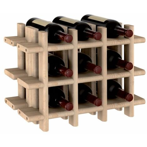 Portabottiglie evolutivo Rioja per 36 bottiglie in pino massiccio astigarraga
