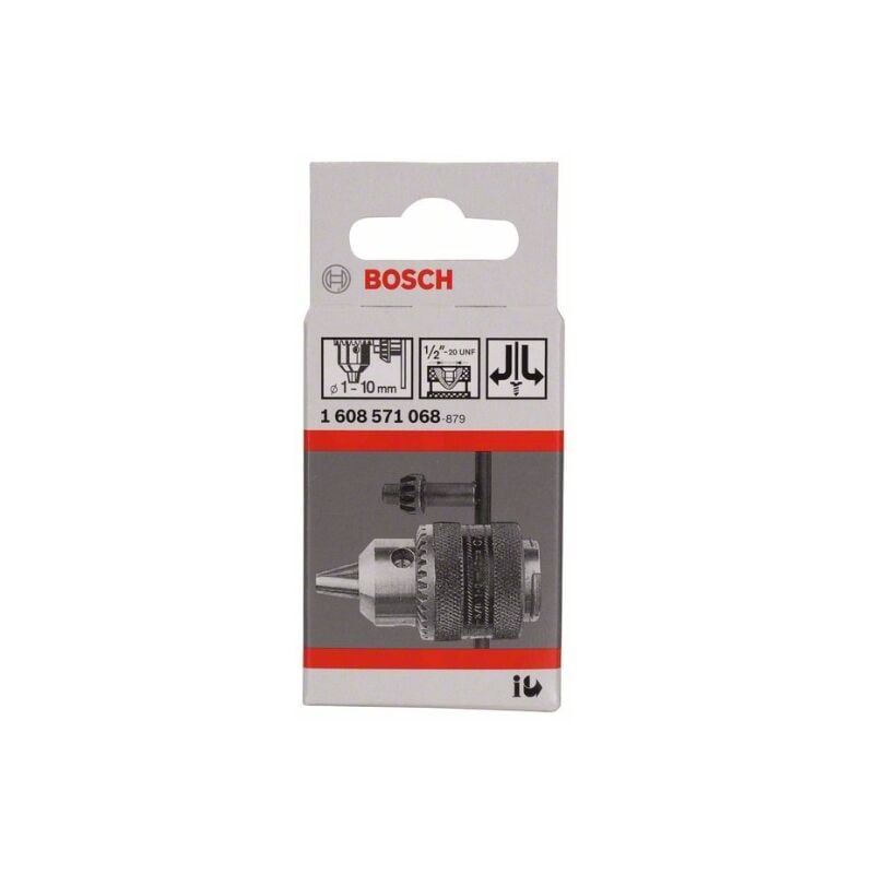 

BOSCH 1608571068 Portabrocas dentado 10mm: 1-10 x 1/2-20