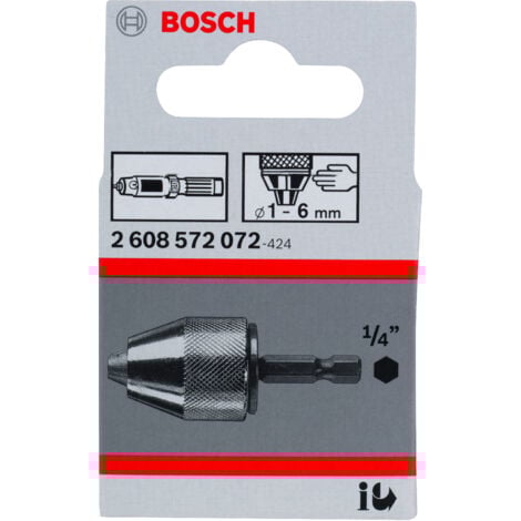 Portabrocas de sujeción rápida hasta 10 mm Ø 15 - 13 mm  BOSCH 2608572072