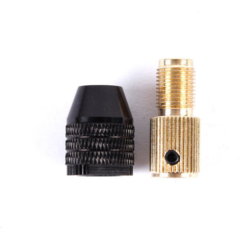 Portabrocas mini para taladro eléctrico de 0,3 a 3,2 mm, portabrocas portátil intercambiable para eje de motor, accesorios para herramientas rotativas (2 mm)