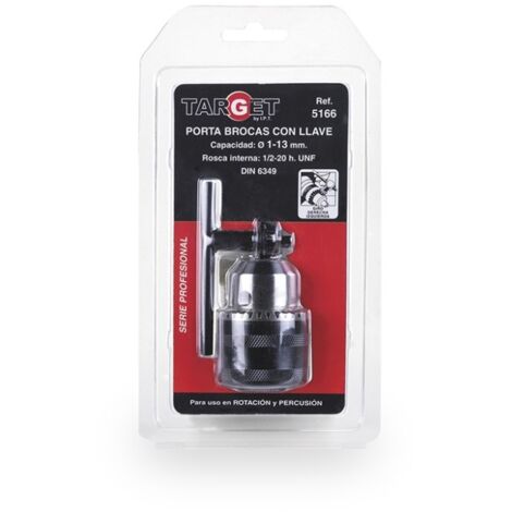 Portabrocas tal con llave 1,0-13 mm 1/2´-20h target