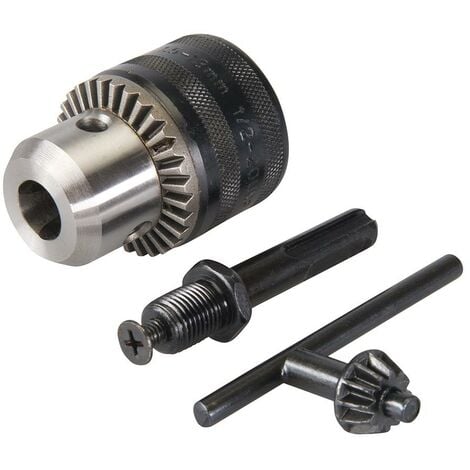 Portabrocas y adaptador SDS Plus, 3 pzas Rosca: 13 mm-20UNF 1/2"