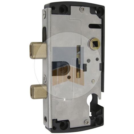 Portac – Serrure en applique inoxydable à pêne levant réversible – Entraxe réglable 17-40mm – Compatible portes bois et métal – Installation facile