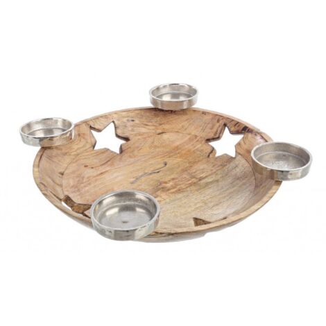 Portacandela Tonda 4 Posti Jasmine Bizzotto - 0929861
