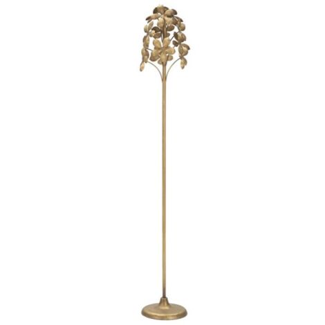 Portacandele Flowy Ø17x118 cm - FLOWY - Dimensioni: 17x93 - Colore: Oro