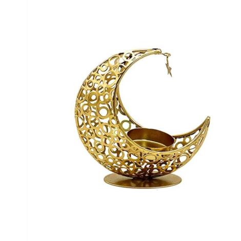 Portacandele in metallo B per decorazioni di Ramadan ed Eid Mubarak
