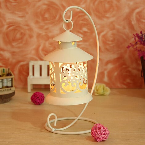 Piccola lampada forma palla stile lanterna marocchina ferro