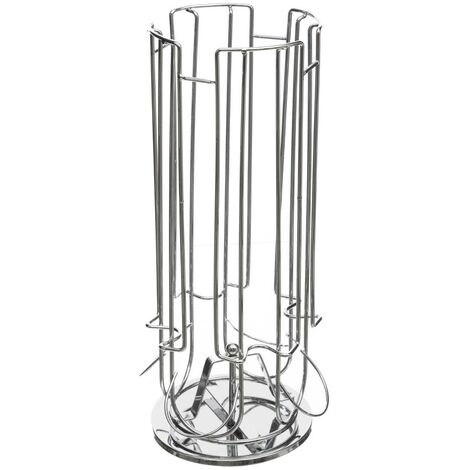 Portacapsule rotante x24 cromo - 5five