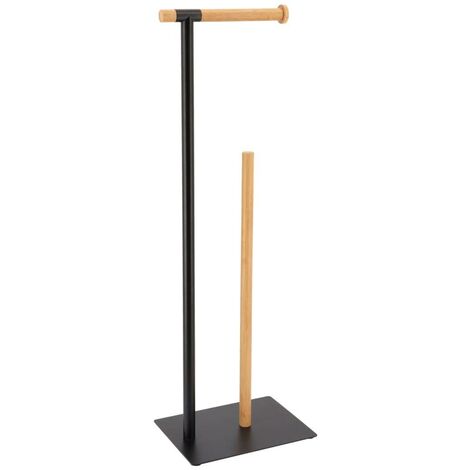 Portacarte in bambù nero, 69 cm