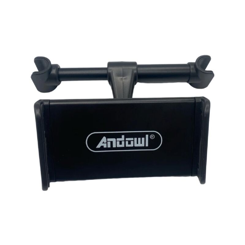 Image of Trade Shop - Portacellulare Tablet Supporto Per Poggiatesta Auto Con Ganci Regolabili Q-zj155