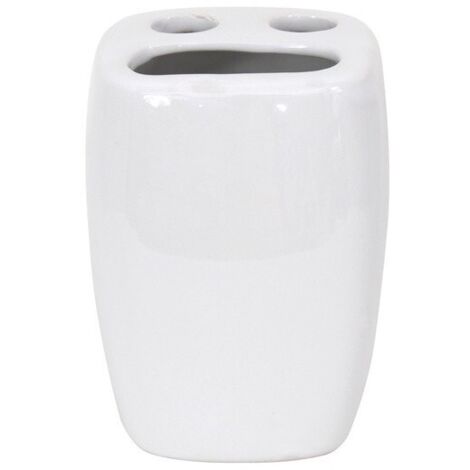Portacepillos Cerámica CLASSIC Blanco MSV