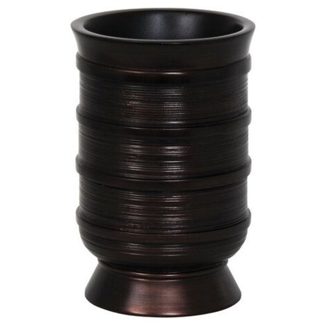 Portacepillos de dientes de poliresina DAKAR Negro MSV