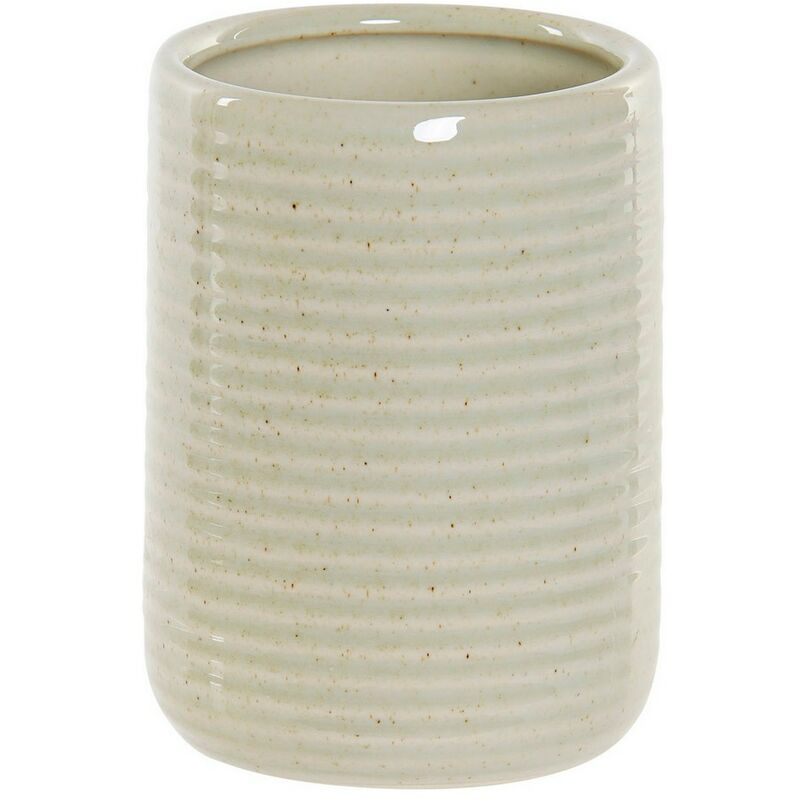 

Portacepillos de Dientes DKD Home Decor Verde Gres (7.5 x 7.5 x 10.5 cm)