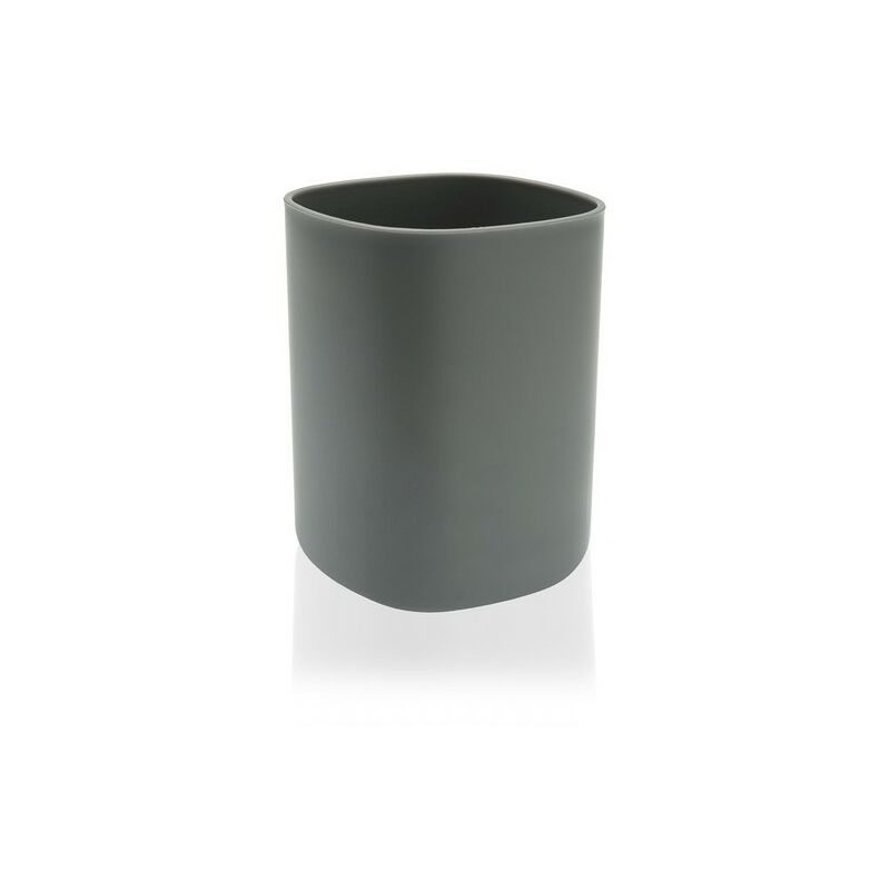 

Portacepillos de Dientes Gris oscuro Polipropileno (7,8 x 7,8 x 10,5 cm)