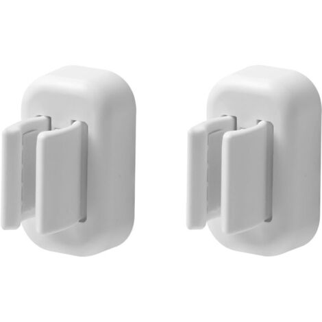 Portacepillos de pared, organizador autoadhesivo para cepillos de dientes eléctricos de baño, estante multifuncional impermeable para dormitorio y armario (blanco)