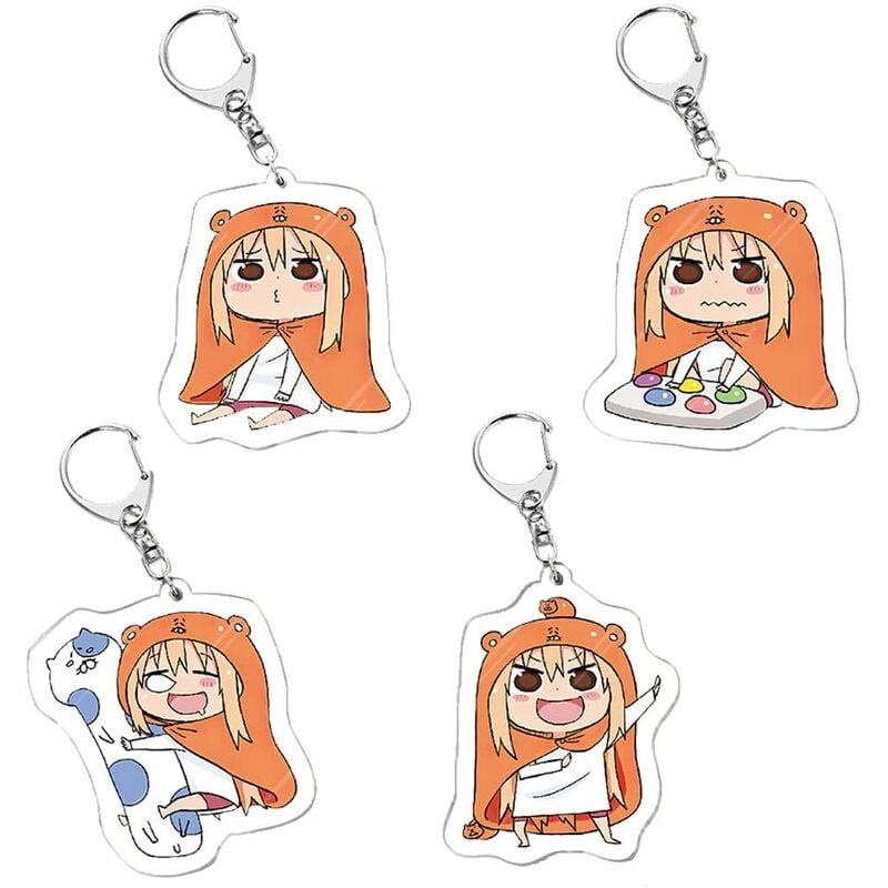 Portachiavi 4 pezzi porta porta portachiavi anime