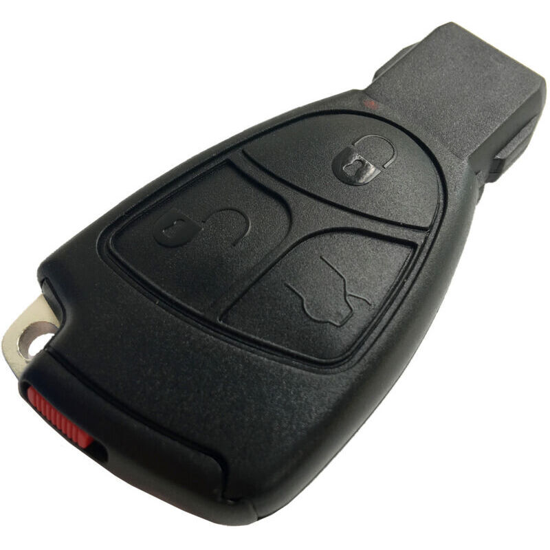 Image of Portachiavi con telecomando senza chiave a 3 pulsanti KZQ per Mercedes-Benz