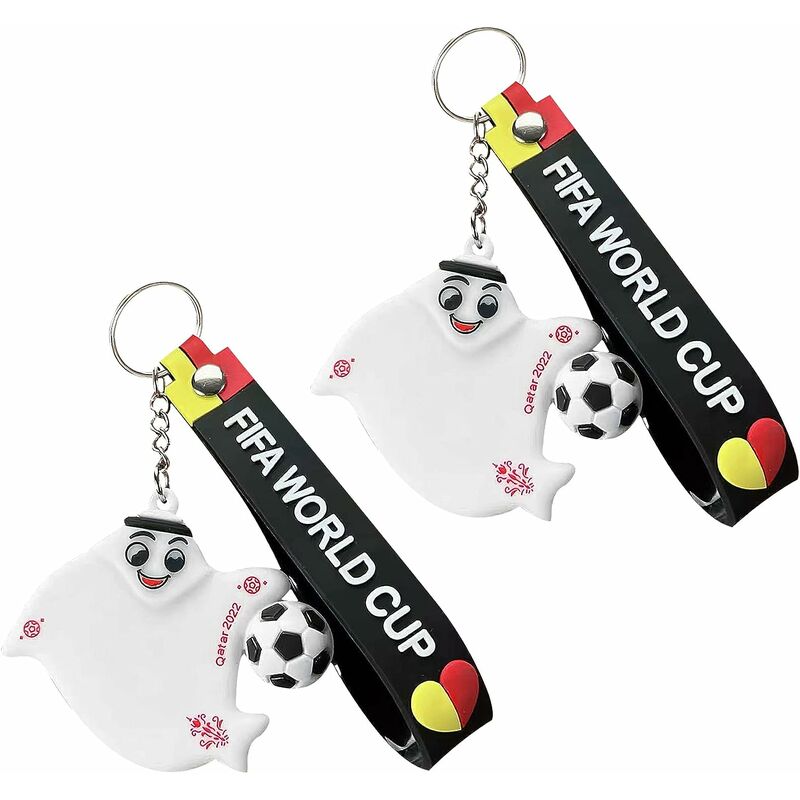 Portachiavi Coppa del Mondo 2 pezzi Portachiavi