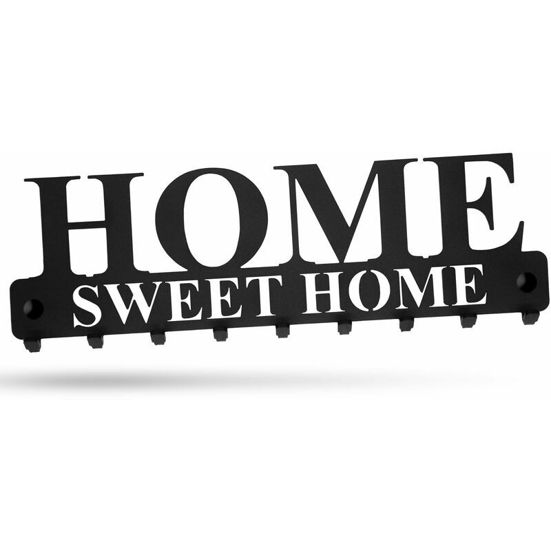 Portachiavi da parete Home Sweet Home con 9