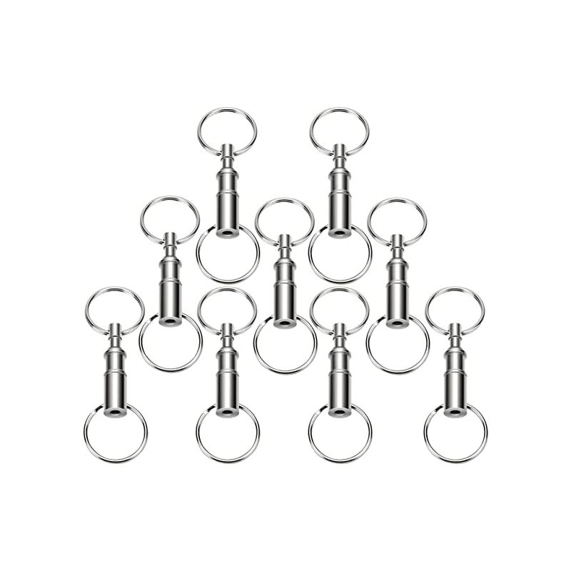 Portachiavi in argento estraibile Facilmente