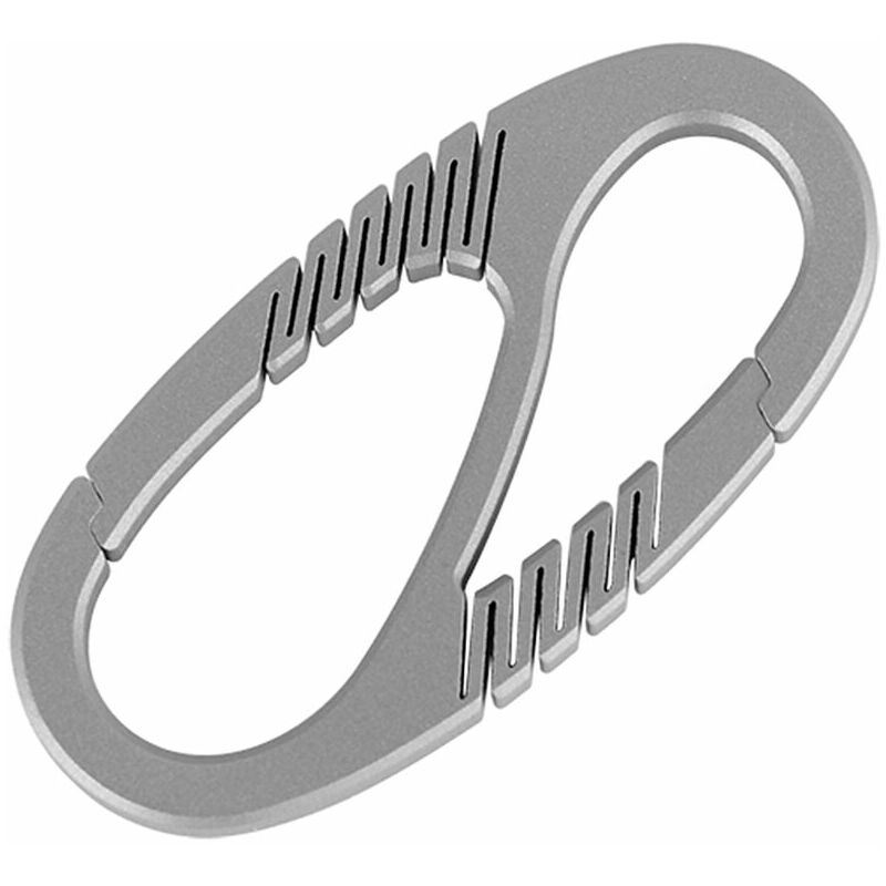 Portachiavi in lega di titanio ultraleggero con