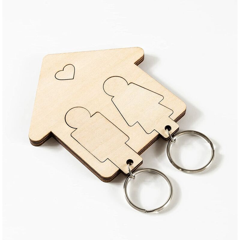 Perle Rareit - Portachiavi in Legno da Appendere a...