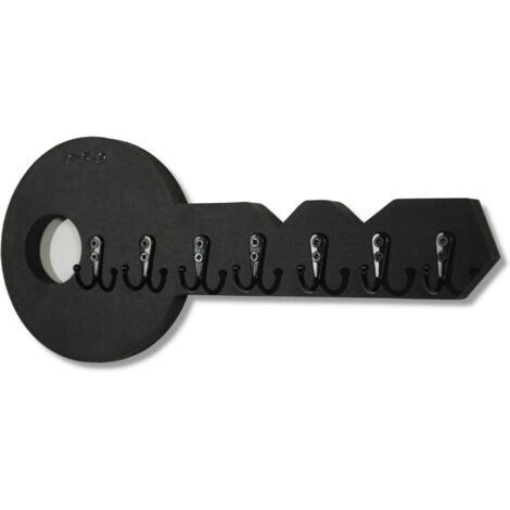 Portachiavi in legno Key Black