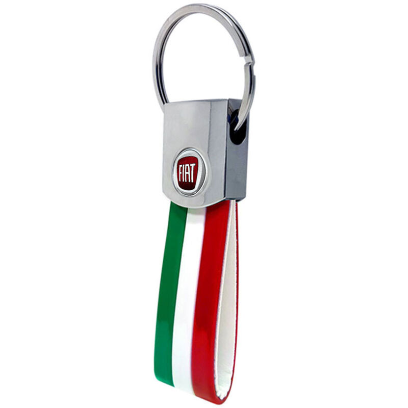 Portachiavi Italia con Loghi Fiat Originali - Modello: COLORS