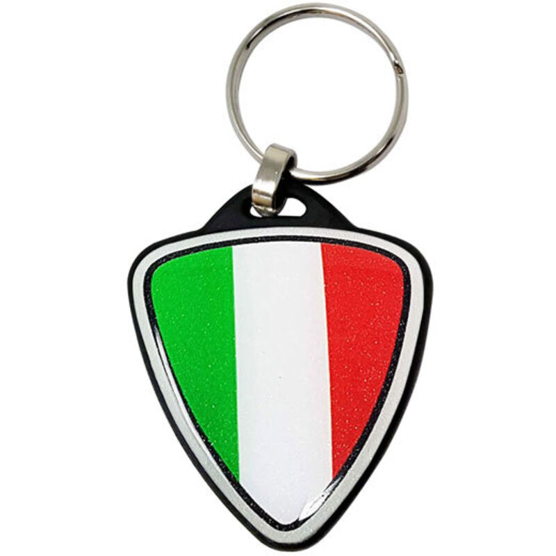 Portachiavi per Moto Italia Scudetto - Colore: NERO