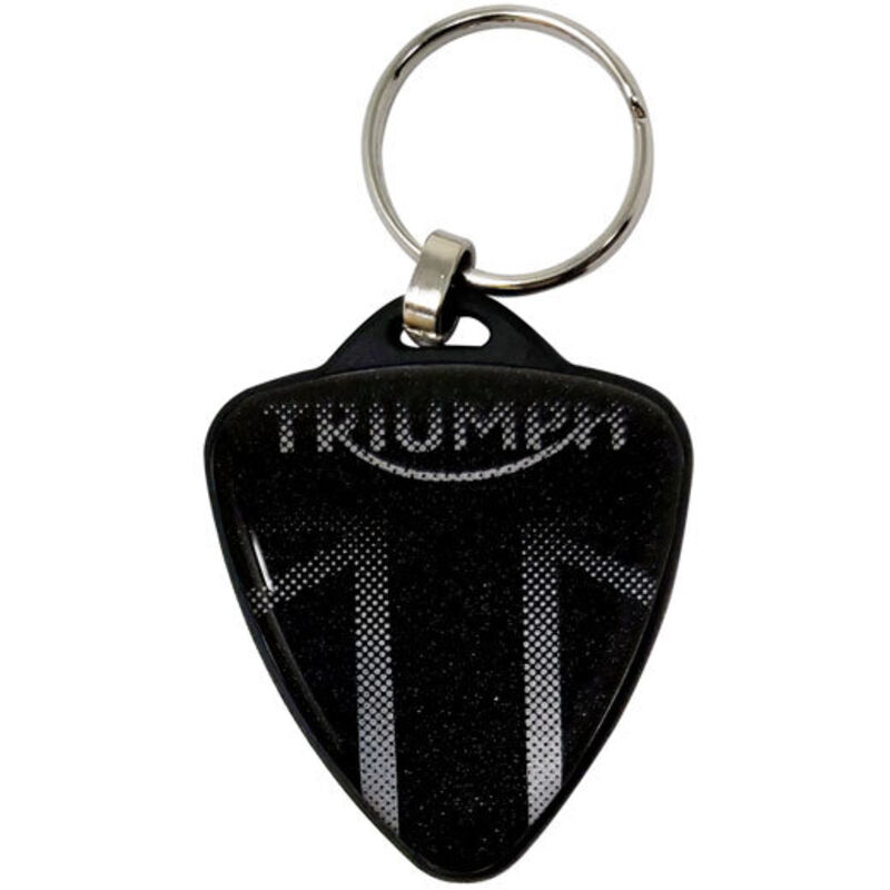 Portachiavi per Moto Triumph Scudetto - Colore: NERO