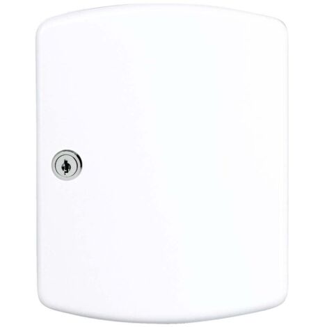 Portachiavi Portachiavi A255xL200xP75mm piastra in acciaio bianco numero di ganci 24 BURG-WÄCHTER