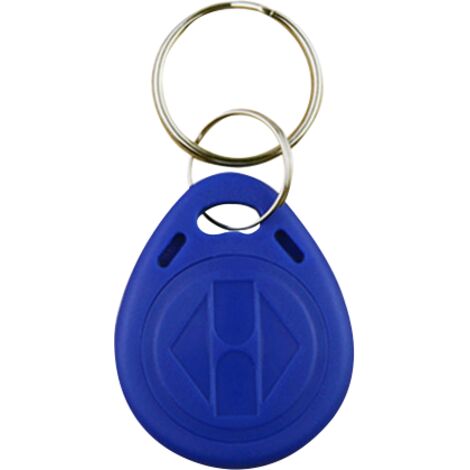 Portachiavi RFID codificato 13,56 MHz, impermeabile, blu HD-RKF22