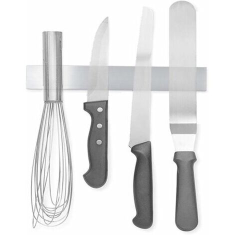 Portacoltelli e posate magnetico in acciaio inox da 40 cm