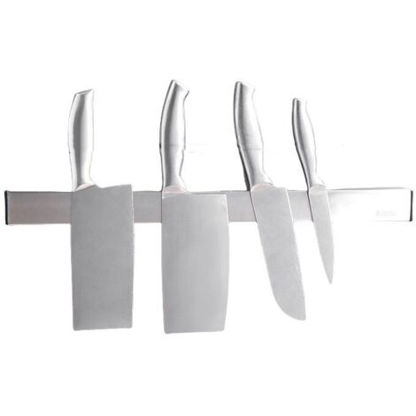 Portacoltelli magnetico da 30 cm, barra magnetica per coltelli, binario magnetico per lame, installazione senza forature.