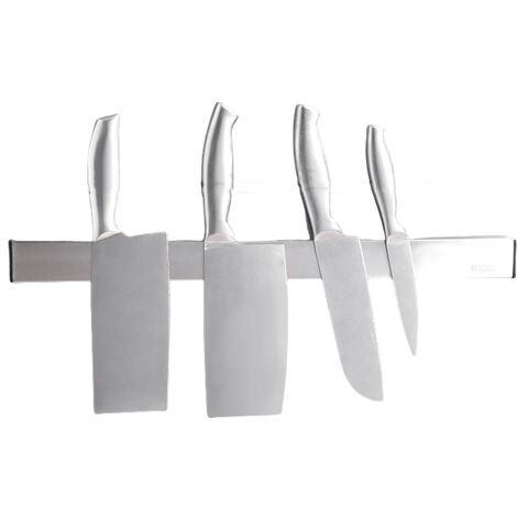 Portacoltelli magnetico da 30 cm, barra magnetica per coltelli, guida magnetica per lame, nessuna foratura richiesta per l'installazione