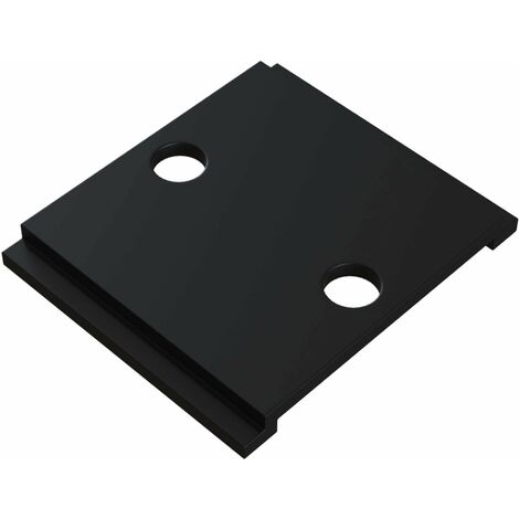 Portacorda in Metallo per Sistema Illuminazione a Binario  Nero