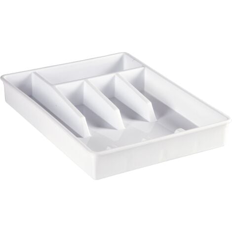 ZANVIC Portacubiertos de 5 compartimientos Súper 11020 DENOX- FAMESA Blanco