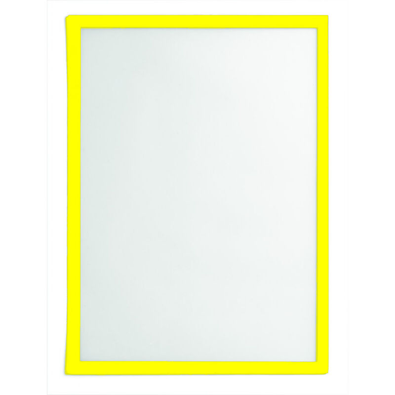 Image of Portadocumenti magnetico A4 - cornice gialla - 5 pezzi