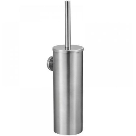 Portaescobillas con portaescobillas para inodoro Escobilla para inodoro de acero inoxidable montada en la pared Fácil de instalar Perfecto para baño Inodoro Inodoro impermeable Fácil de limpiar