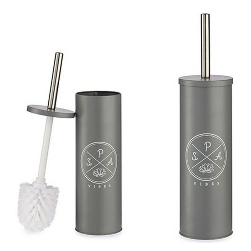 

Portaescobillas Gris Plástico Acero (9,5 x 37,5 x 9,5 cm)