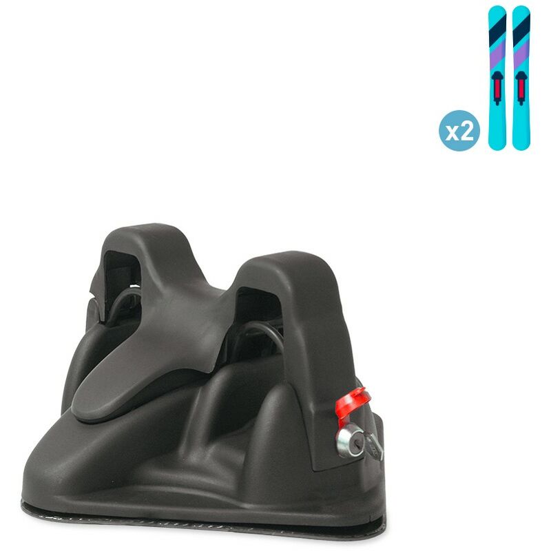 

Menabo - Portaesquís snowboard universal para coche magnético Shuttle