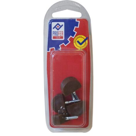 PORTAESTANTE 1P GDE MARRON 4PZ